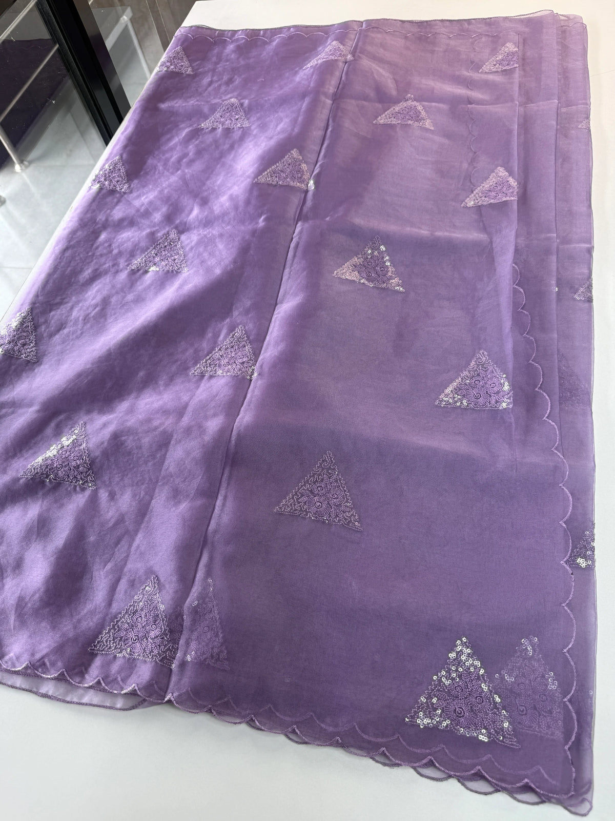 Soft organza saree/ CW375