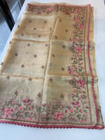 Glass Organza Saree/ 373A