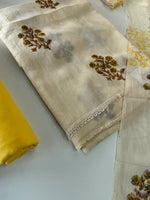Muslin cotton unstitched salwar set / NC101