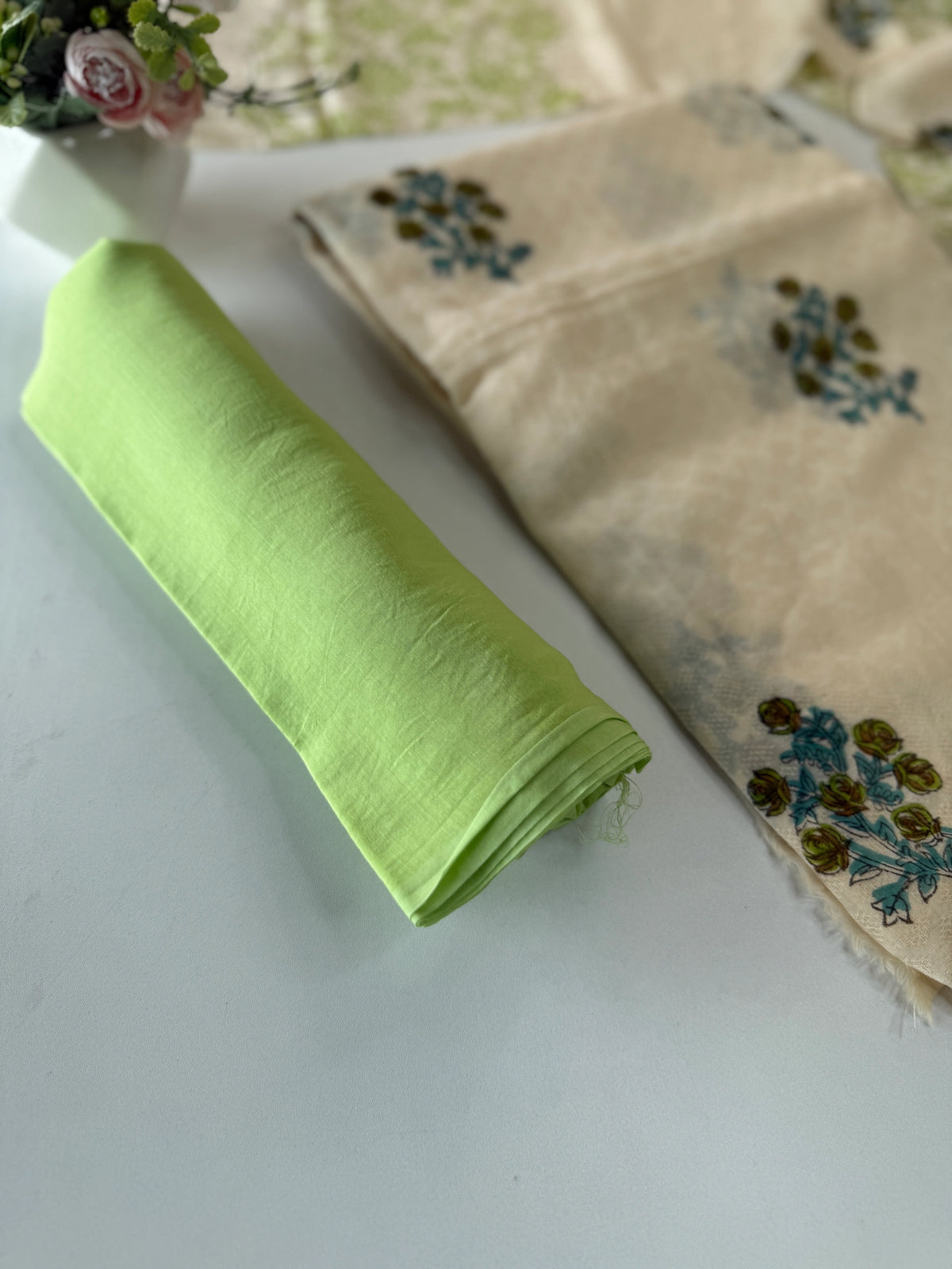 Muslin cotton unstitched salwar set / NC101