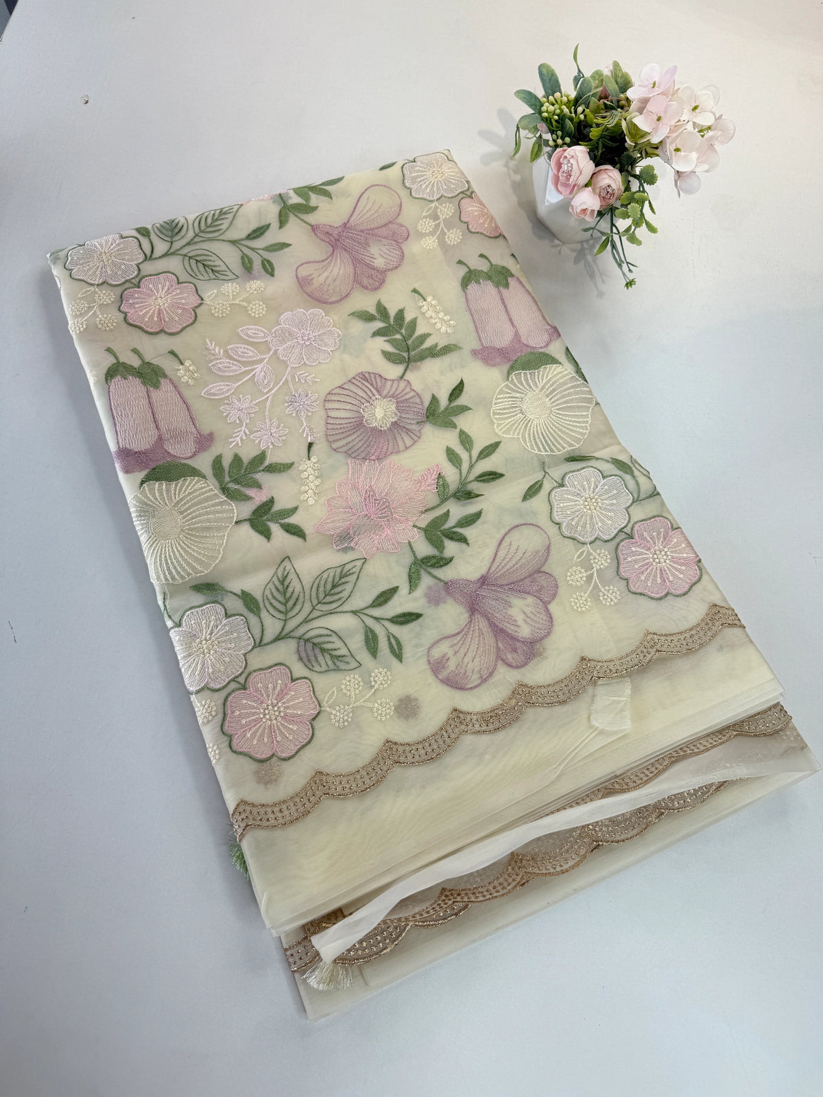Organza Saree/ 1068