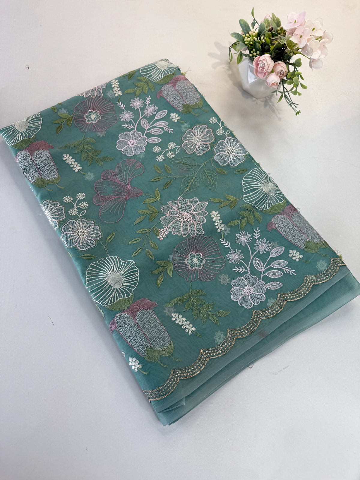 Organza Saree/ 1068