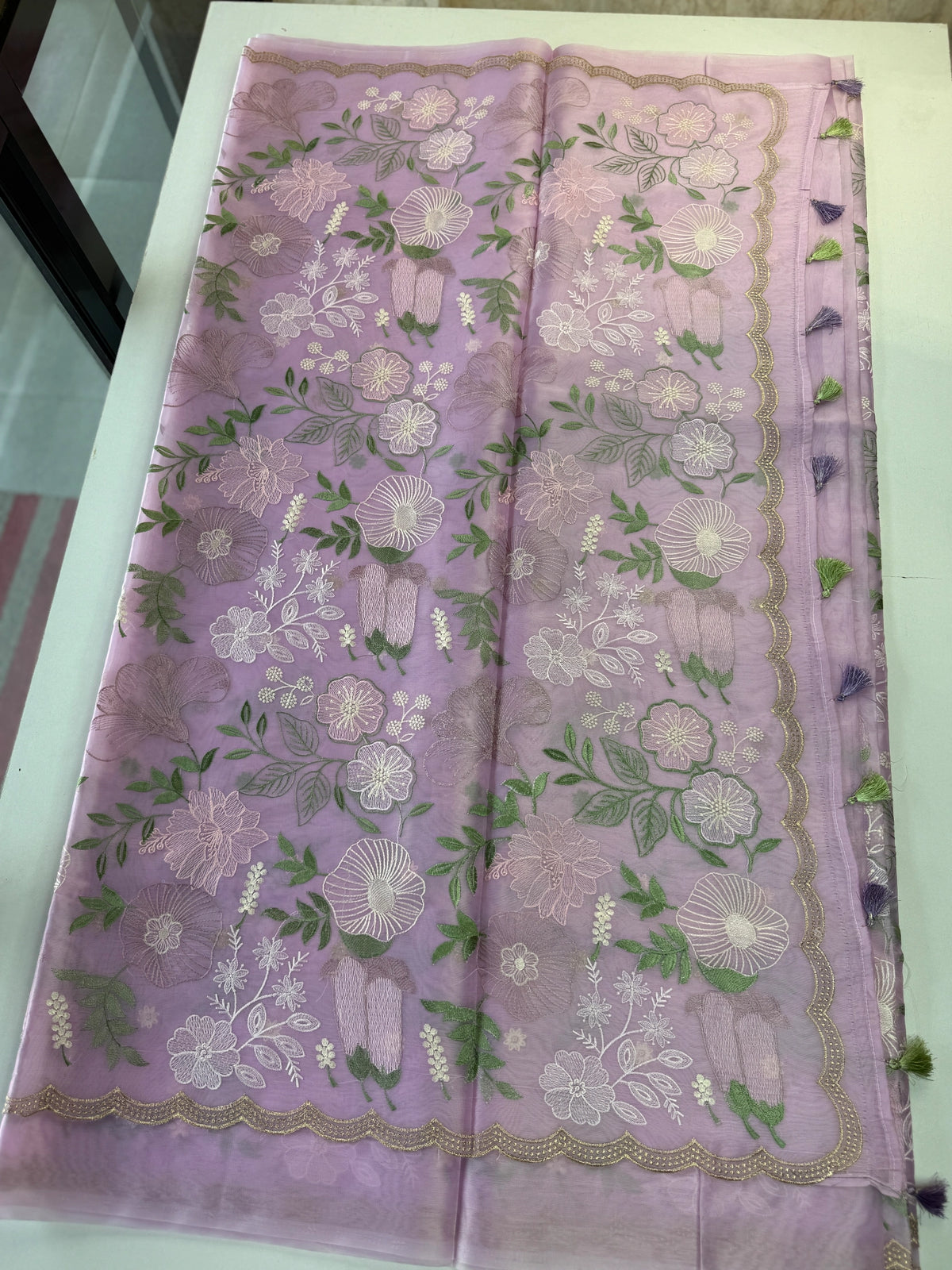Organza Saree/ 1068