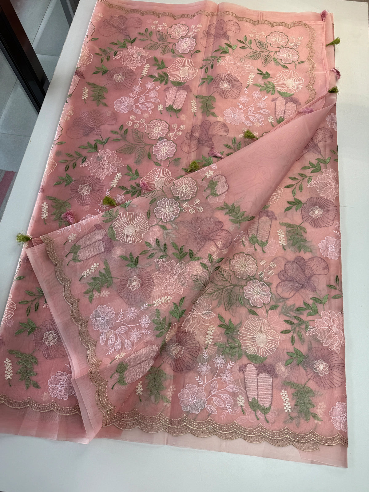 Organza Saree/ 1068