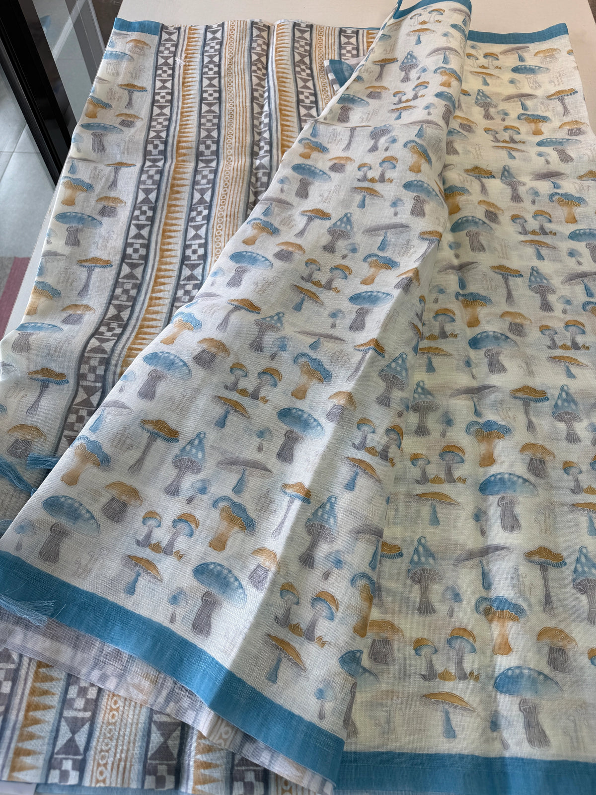 Linen cotton Saree / 620D