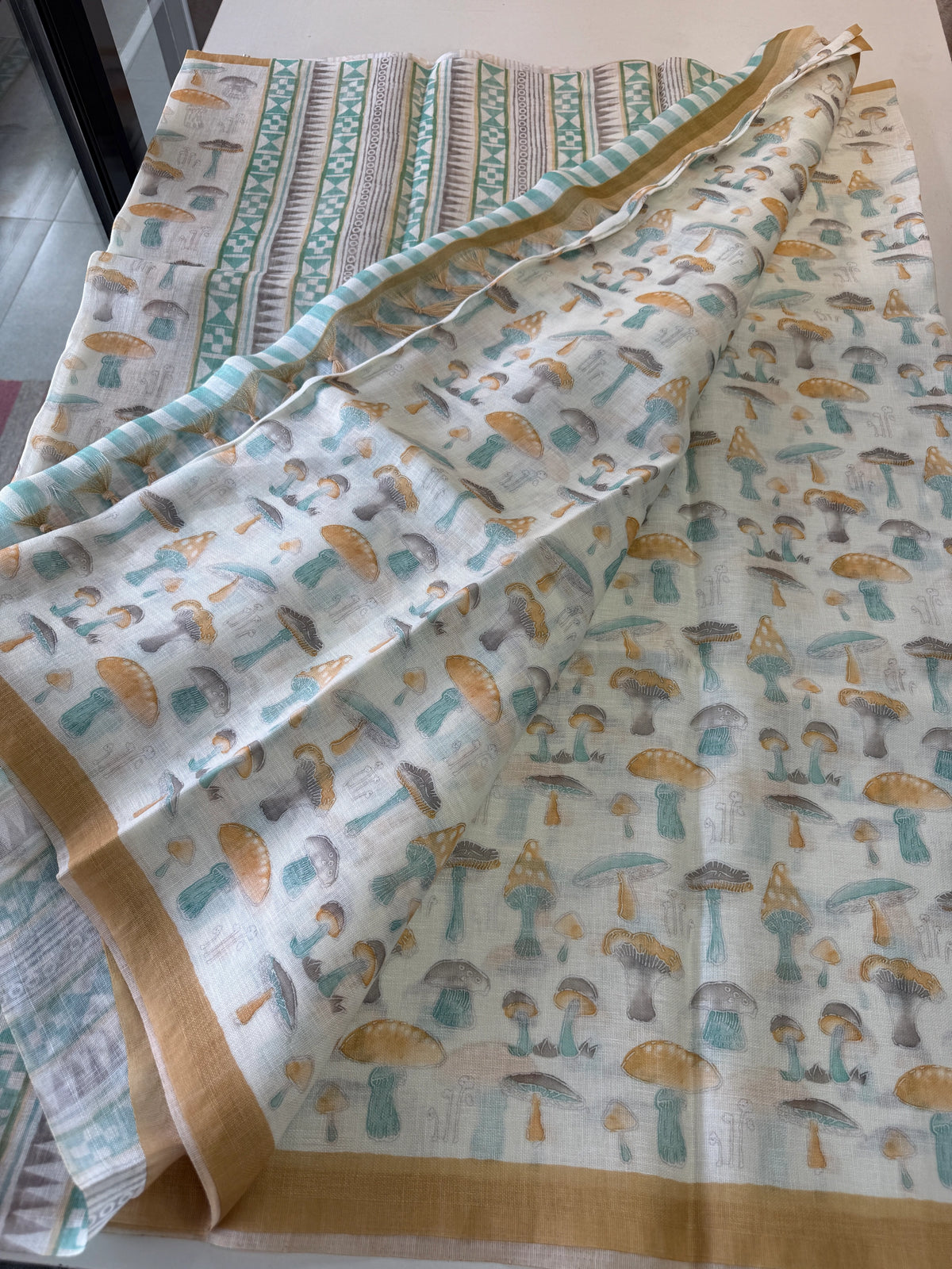Linen cotton Saree / 620D