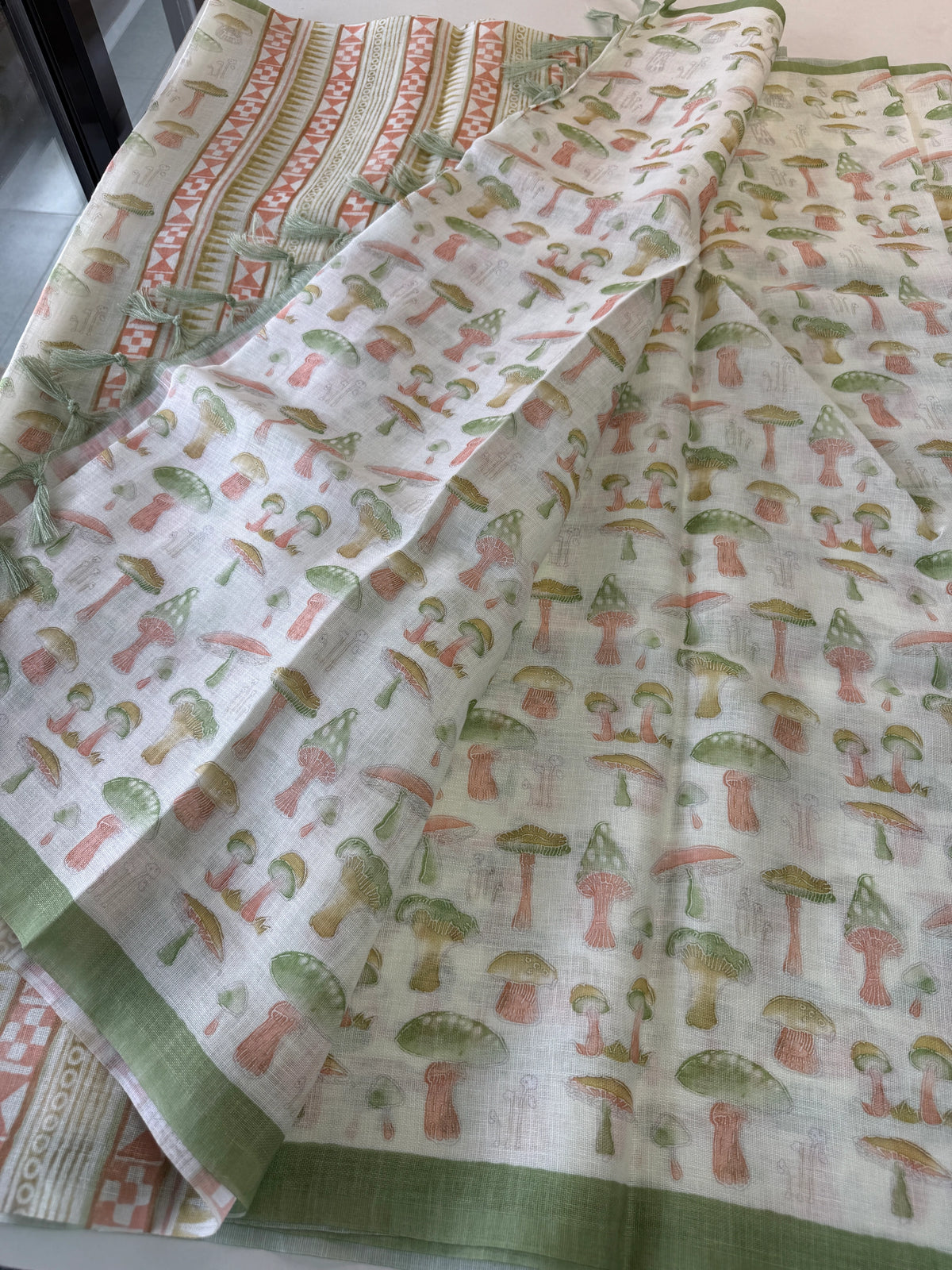 Linen cotton Saree / 620D