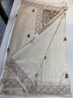 Soft Semi Tussar Saree/ 617B