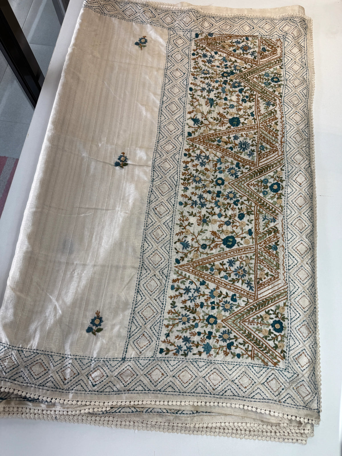 Soft Semi Tussar Saree/ 617B