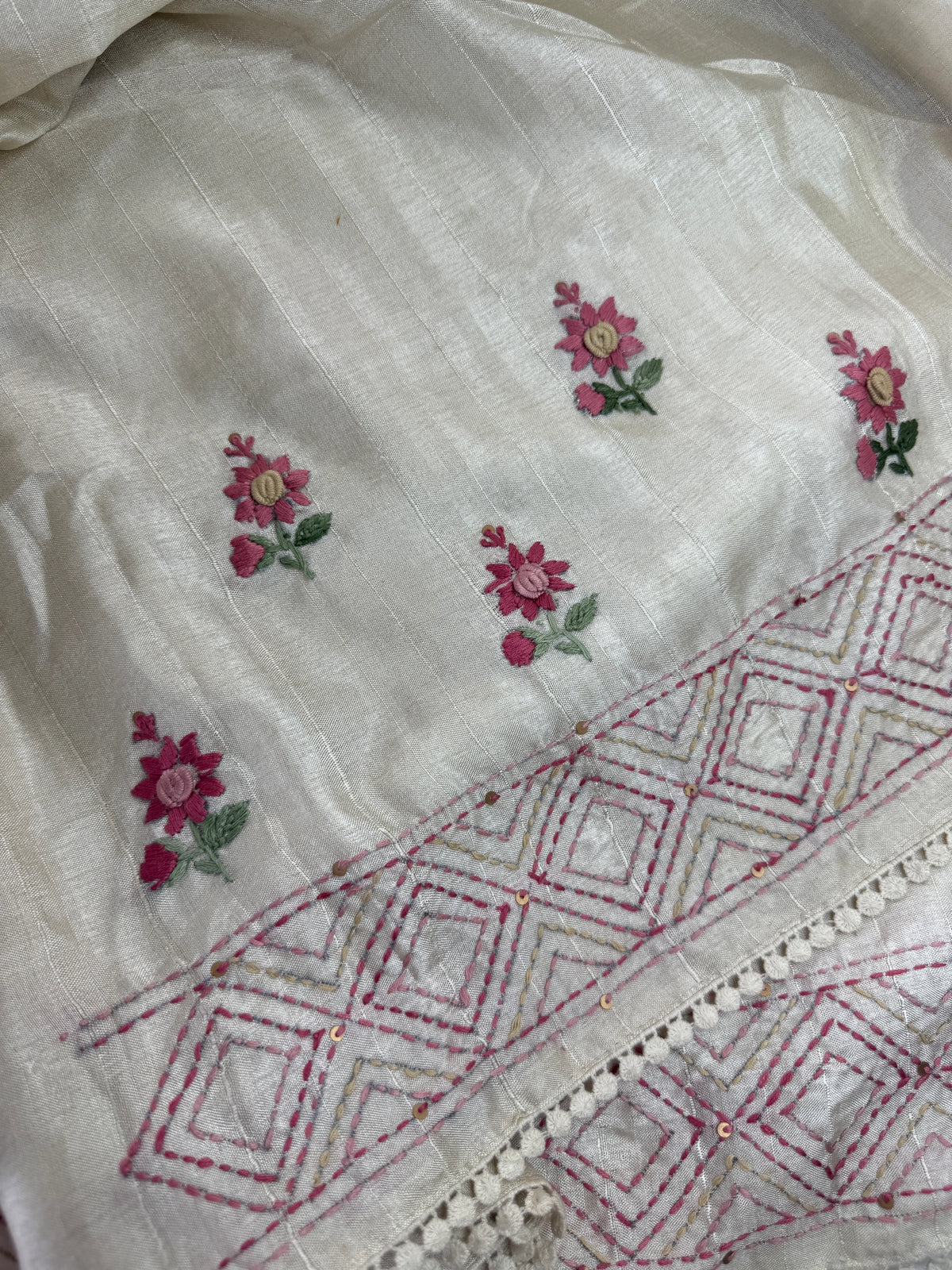 Soft Semi Tussar Saree/ 617B
