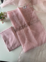 Tissue crush unstitched salwar set ( Pre Booking/ 298B