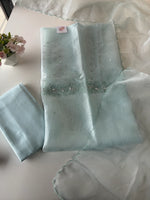 Tissue crush unstitched salwar set ( Pre Booking/ 298B