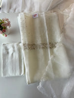 Tissue crush unstitched salwar set ( Pre Booking/ 298B