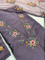 Premium Chanderi unstitched salwar set /NC116
