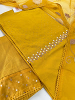 Pure Chanderi unstitched salwar set /NC117