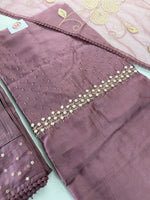 Pure Chanderi unstitched salwar set /NC117