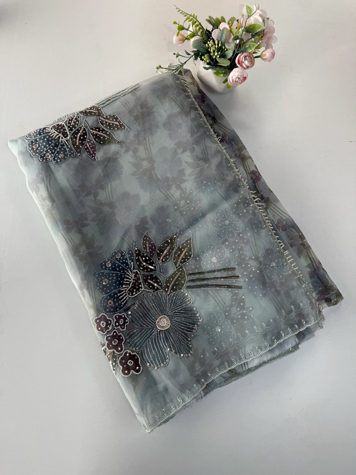 Organza Saree/ DG286