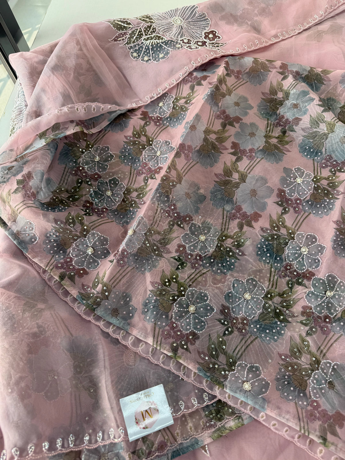 Organza Saree/ DG286