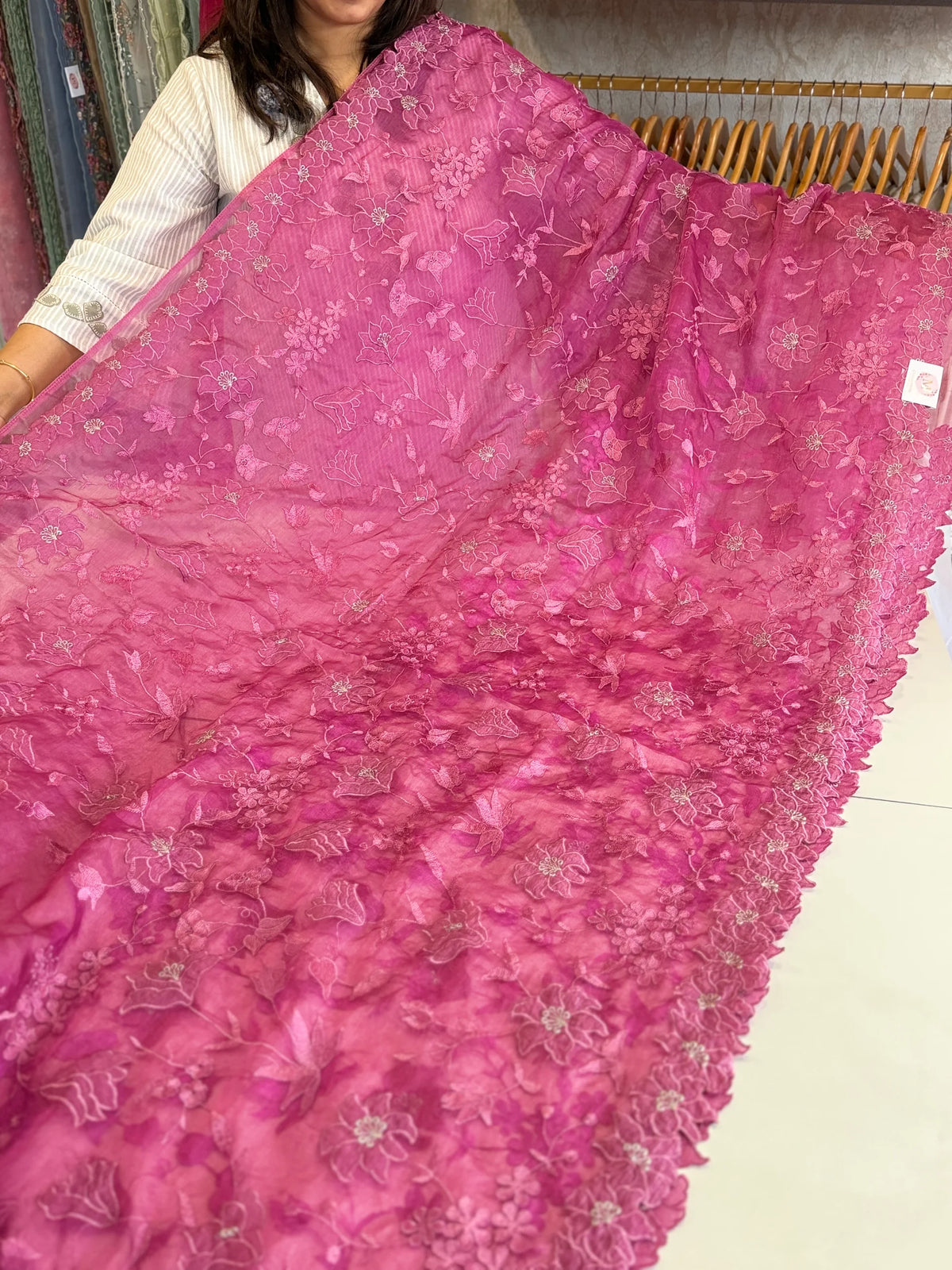 Soft organza saree/ CW859