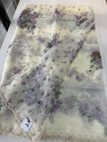 Glass Organza Saree/ 5409