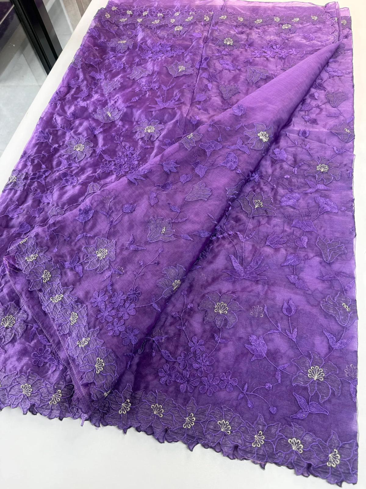 Soft organza saree/ CW859
