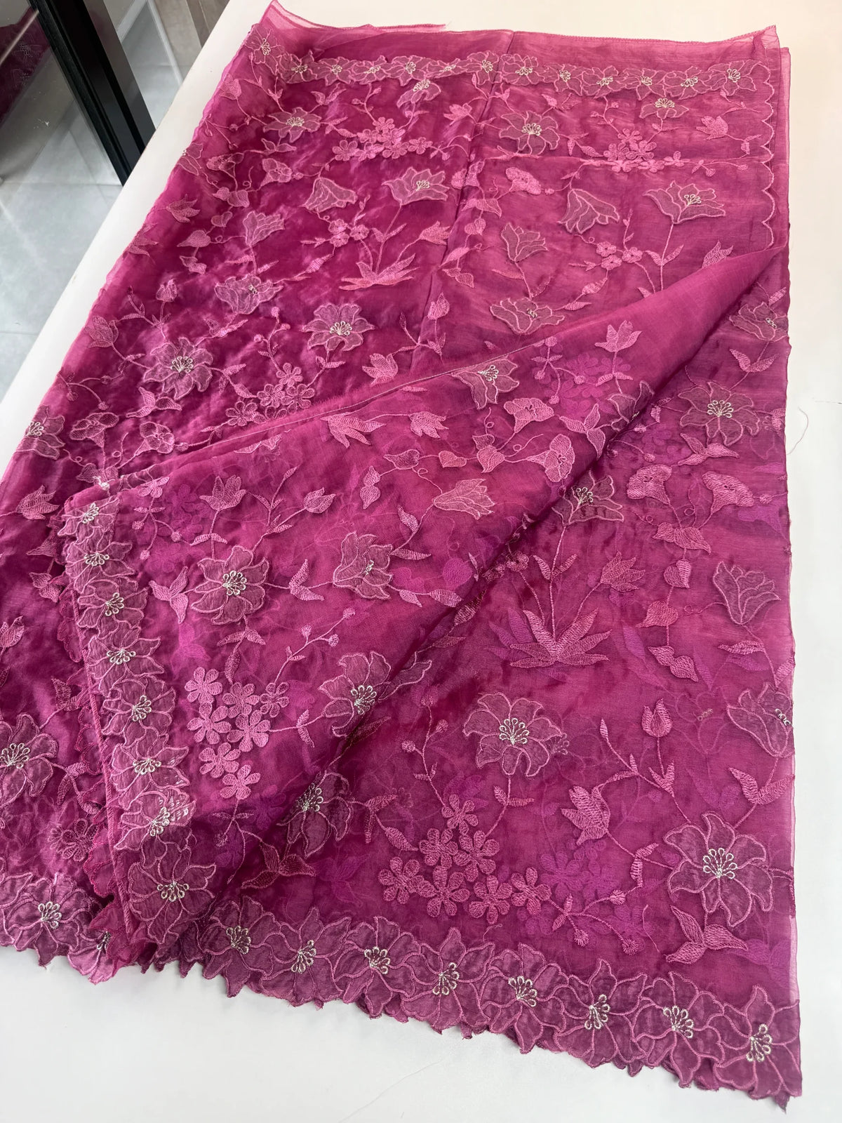 Soft organza saree/ CW859