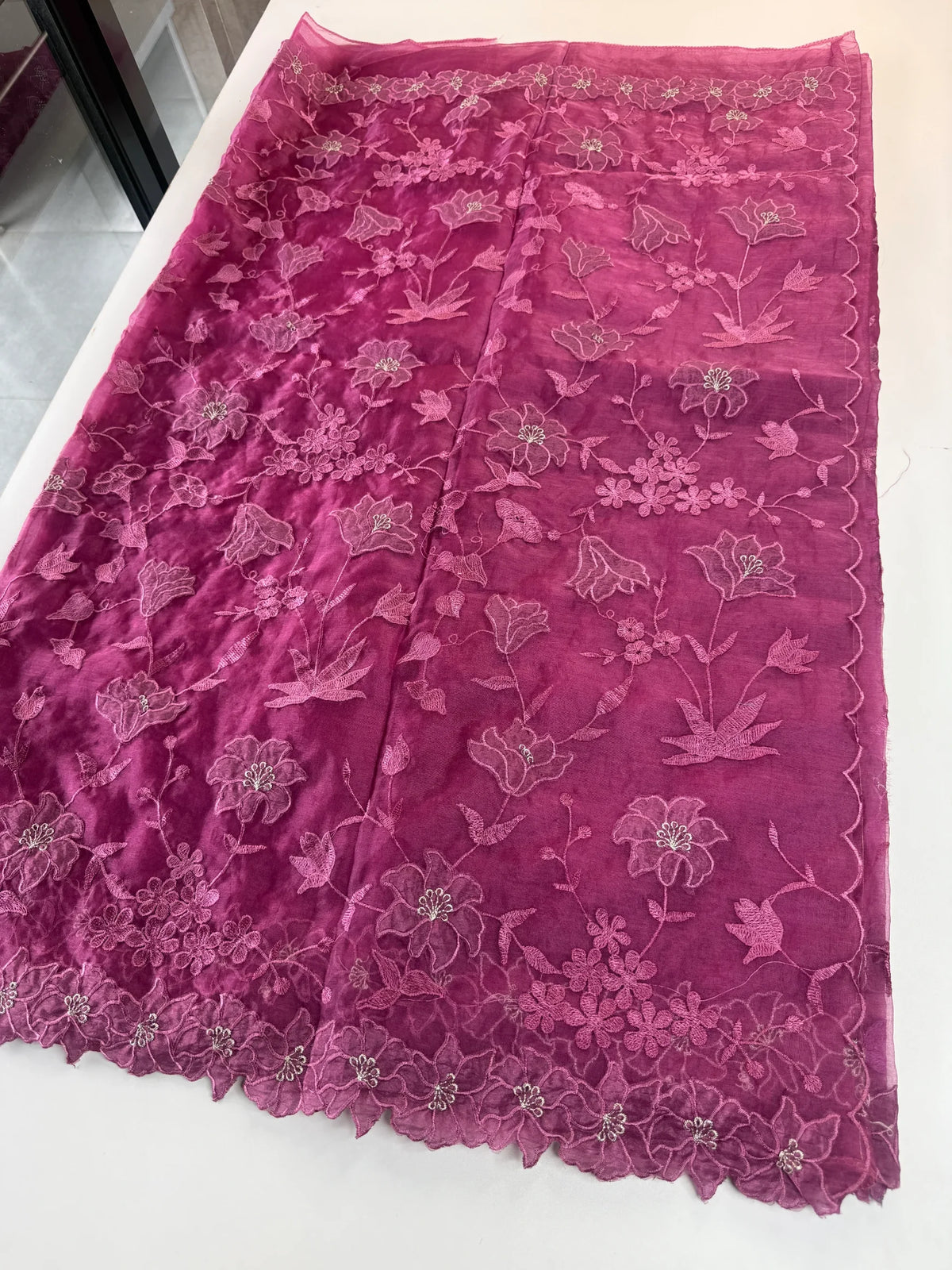 Soft organza saree/ CW859