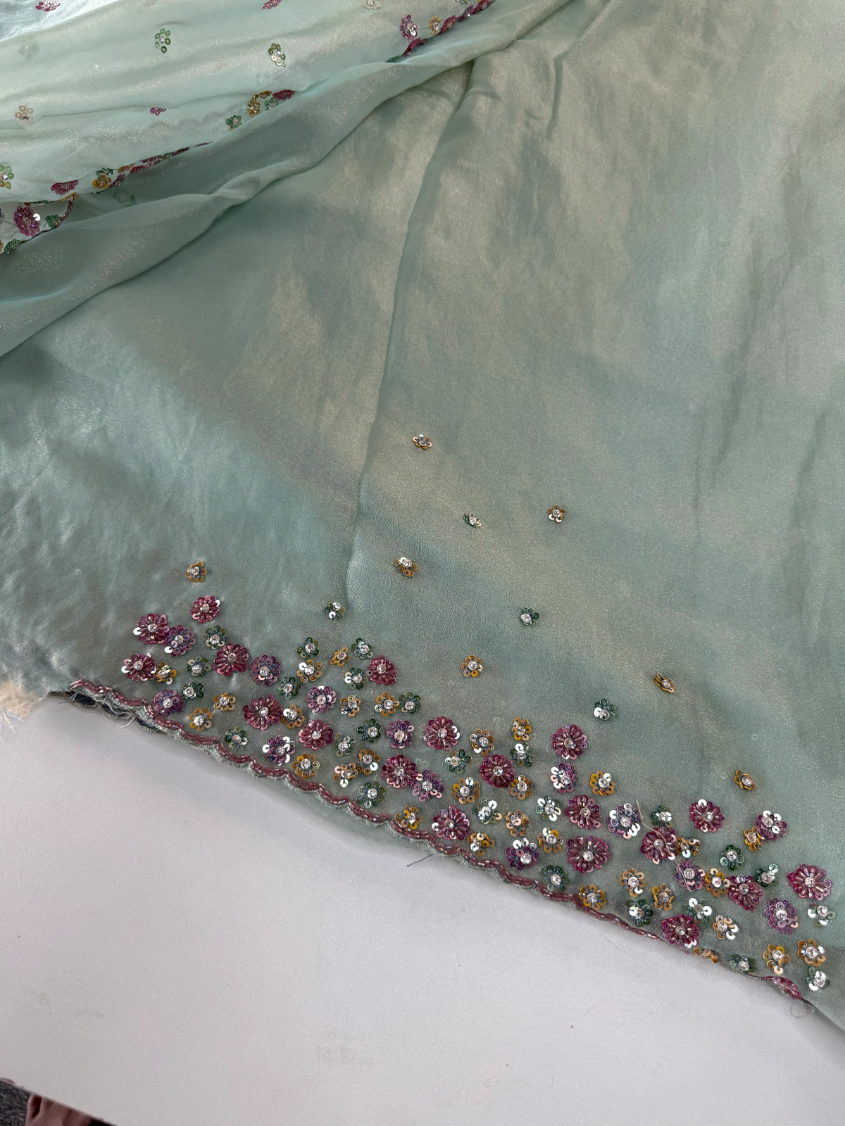 Shimmer Georgette Saree/J3577