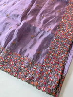 Crushed organza saree / cw2024