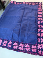 Silky kotta cutwork saree / NP04