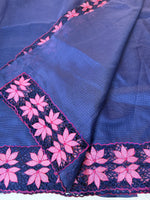 Silky kotta cutwork saree / NP04