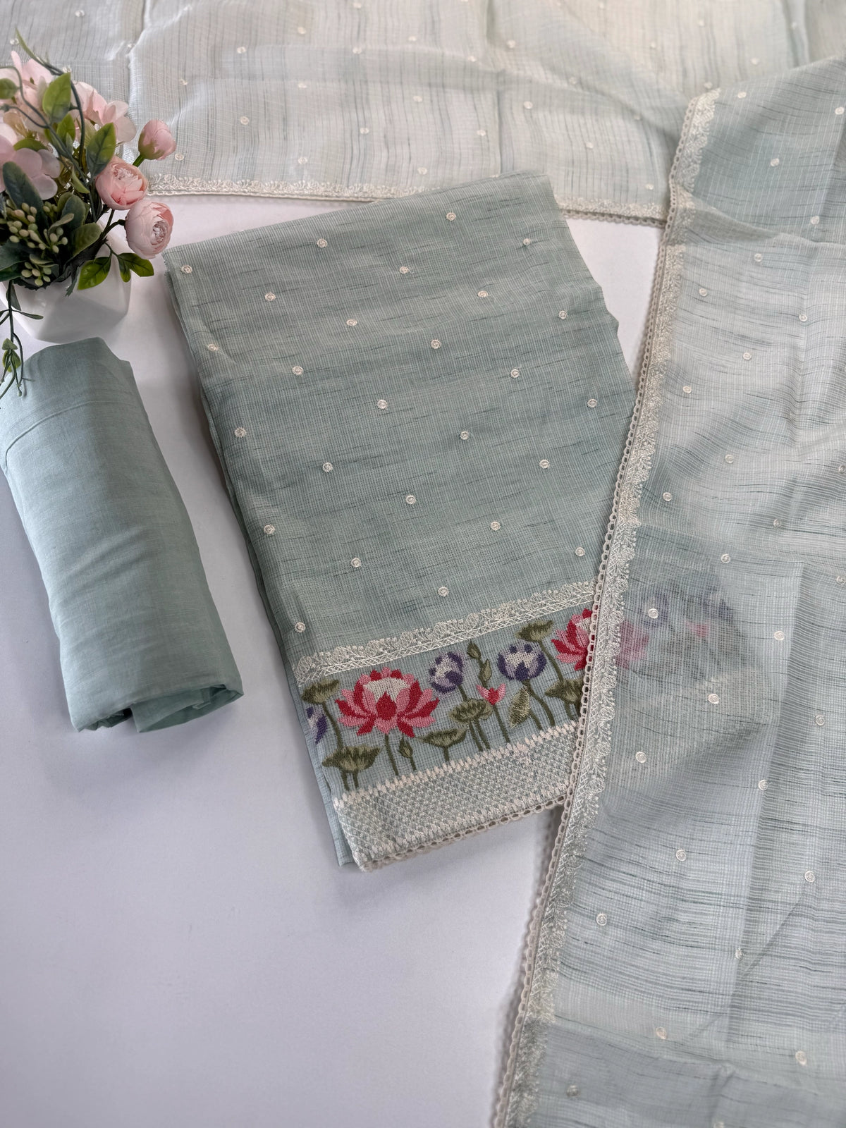 Silky kotta salwar set / U5197