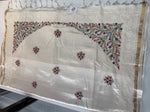 Tissue linen Saree/ 610A