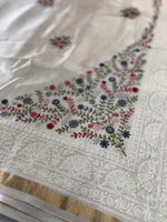 Tissue linen Saree/ 610A