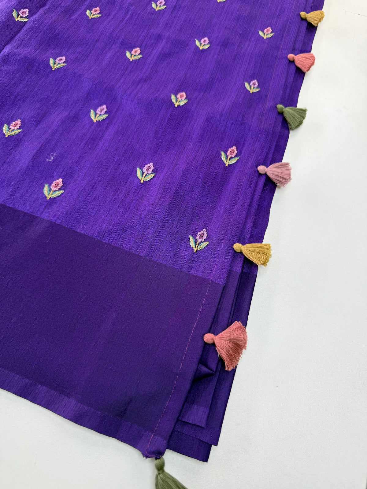 Semi Jute Saree/ 1387