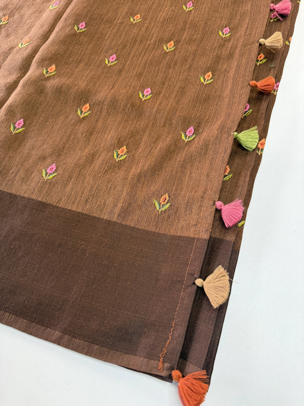 Semi Jute Saree/ 1387