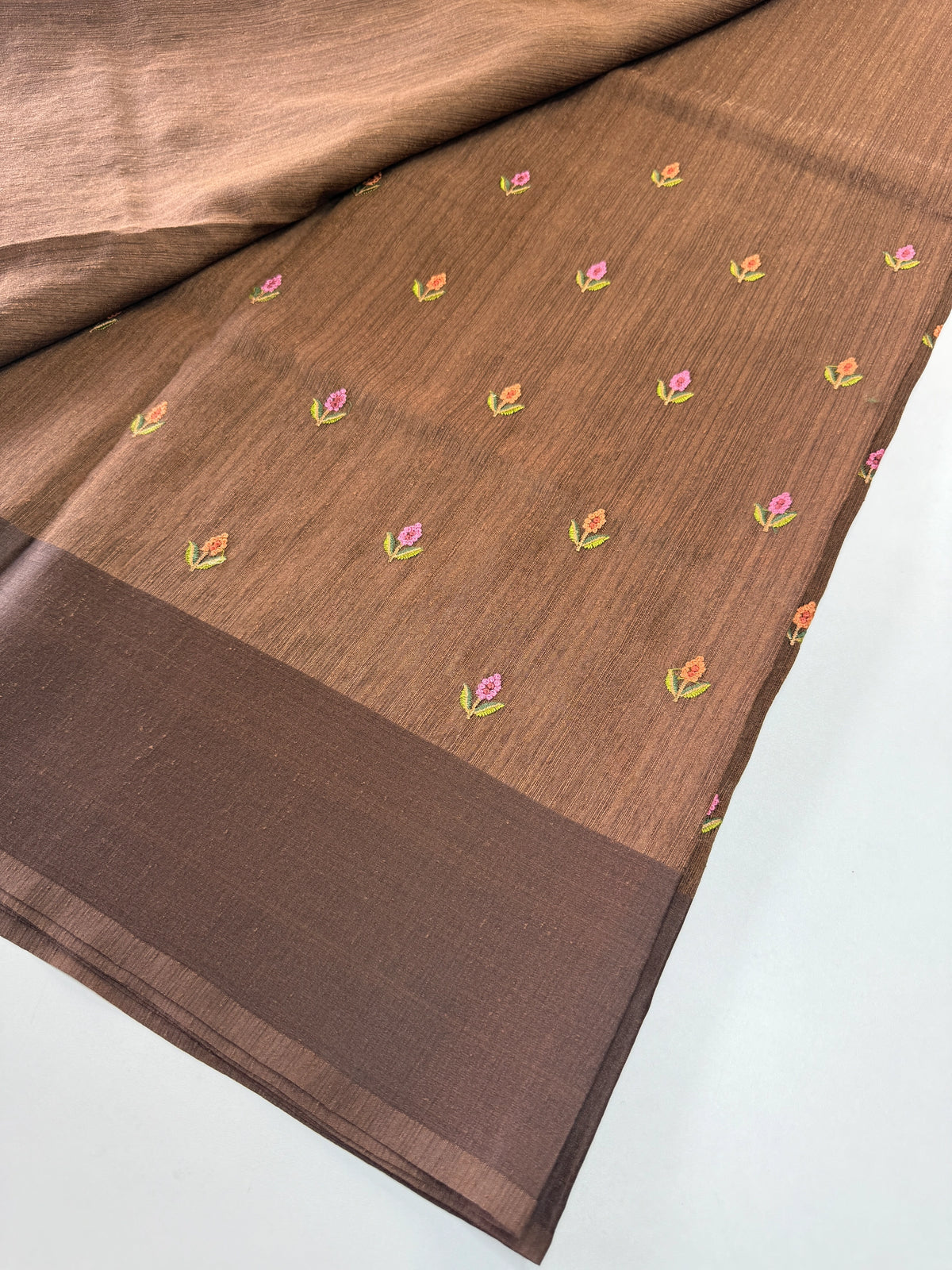 Semi Jute Saree/ 1387