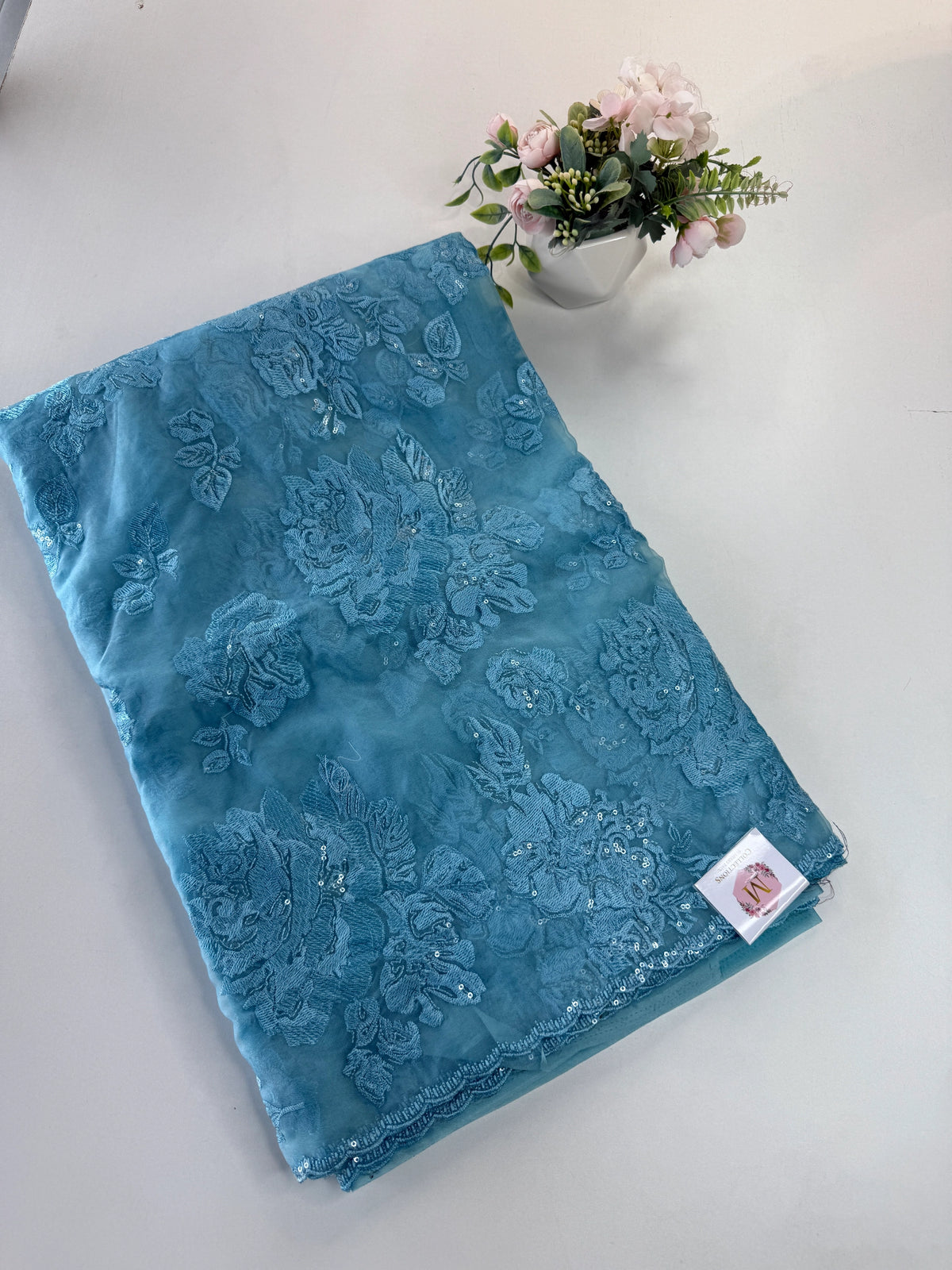 Fancy soft organza Saree/ MC65