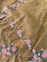 Crushed crape saree / SA7960