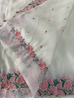 Crushed crape saree / SA7960