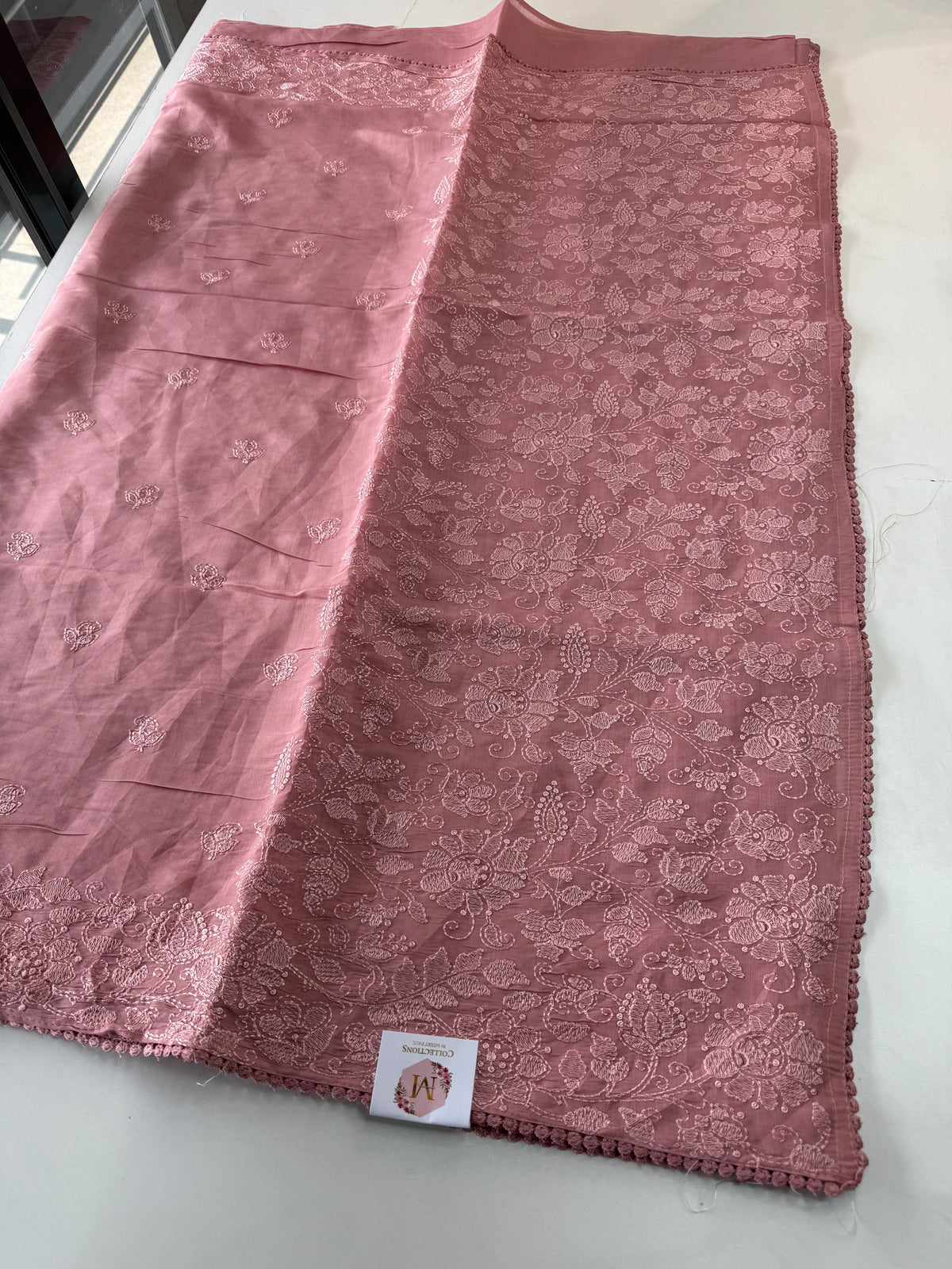 Chanderi Organza blended saree/ 5675
