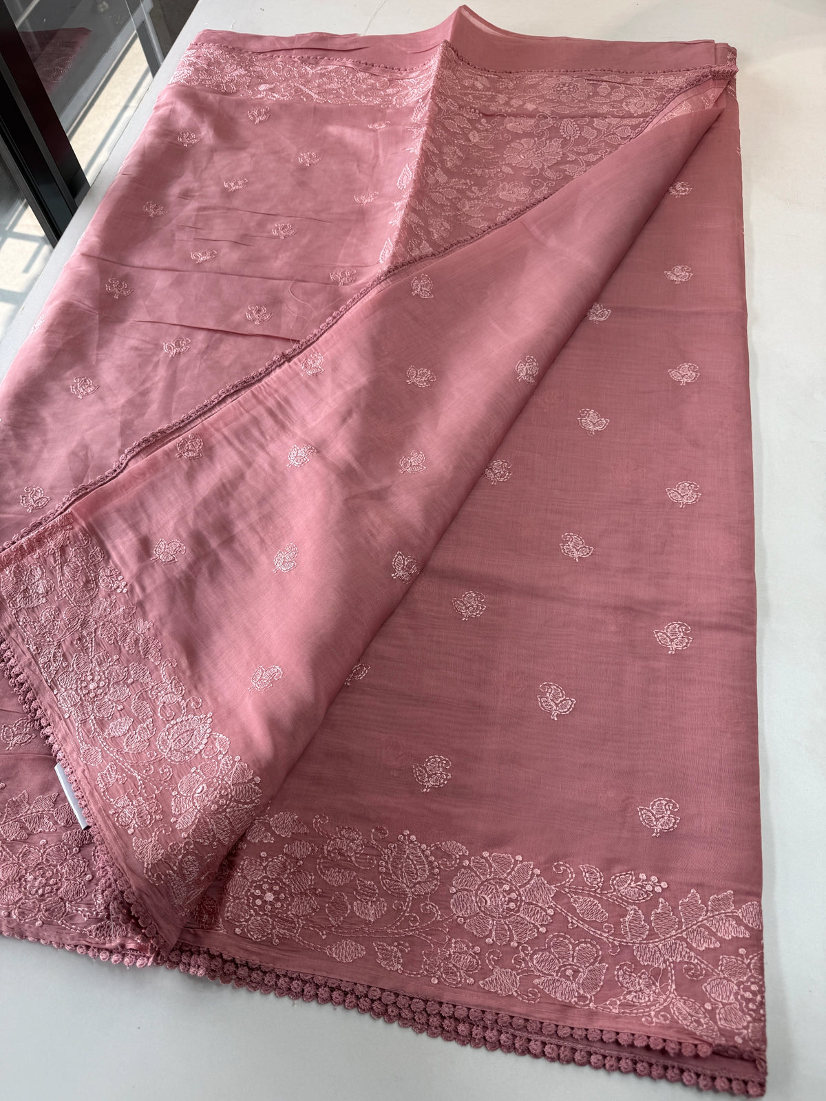 Chanderi Organza blended saree/ 5675