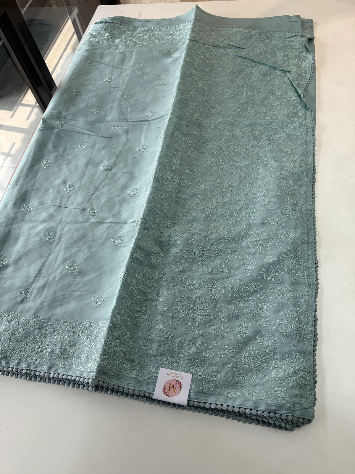 Chanderi Organza blended saree/ 5675