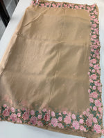 Crushed crape saree / SA7960