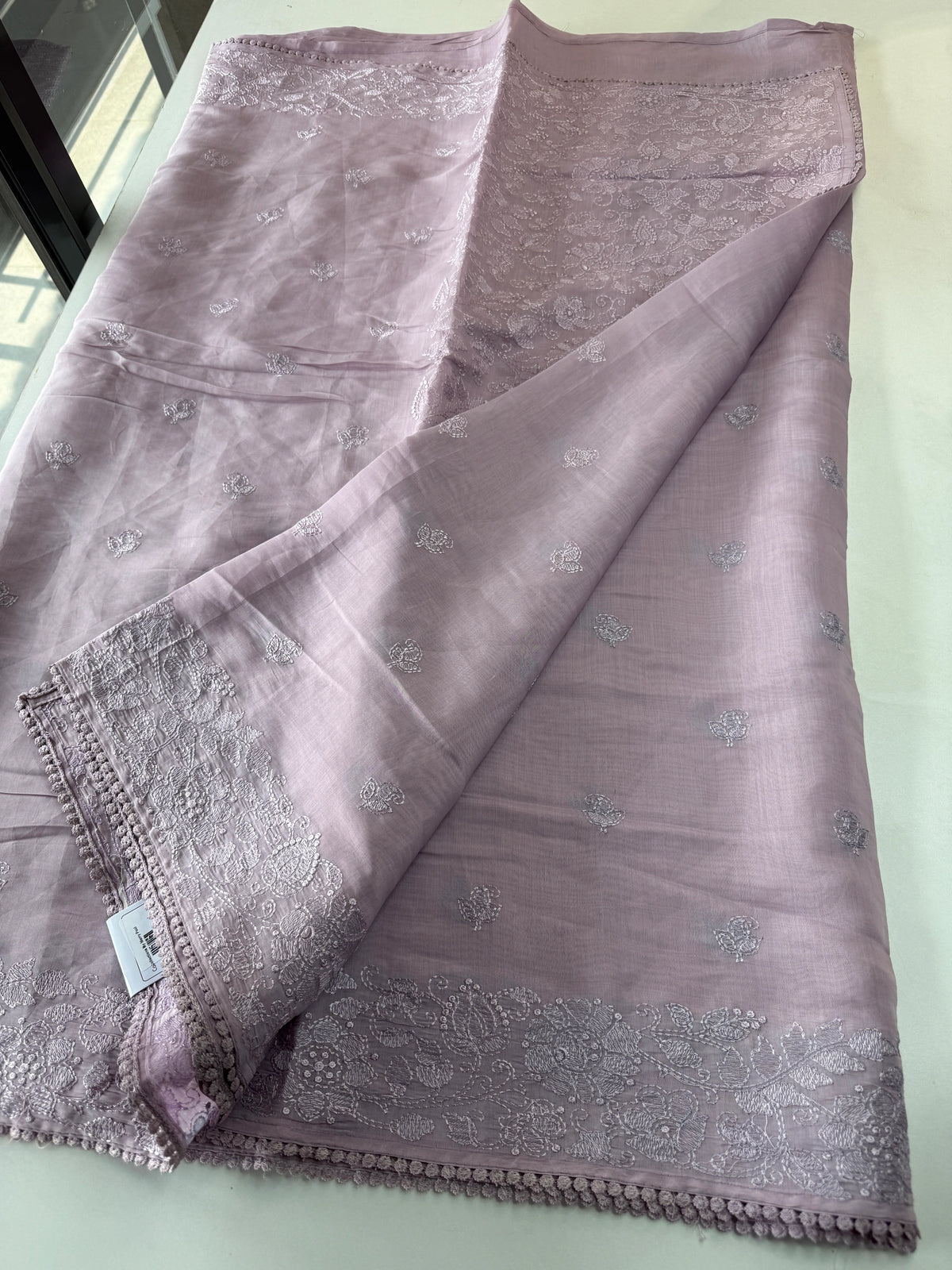 Chanderi Organza blended saree/ 5675