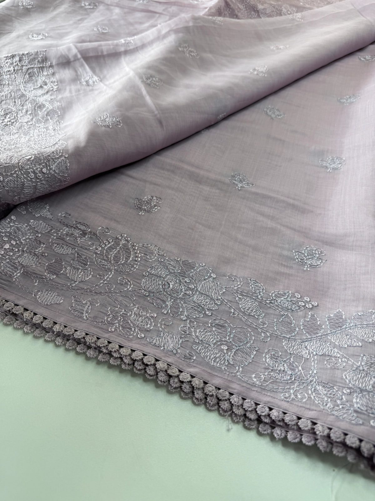 Chanderi Organza blended saree/ 5675