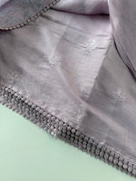 Chanderi Organza blended saree/ 5675
