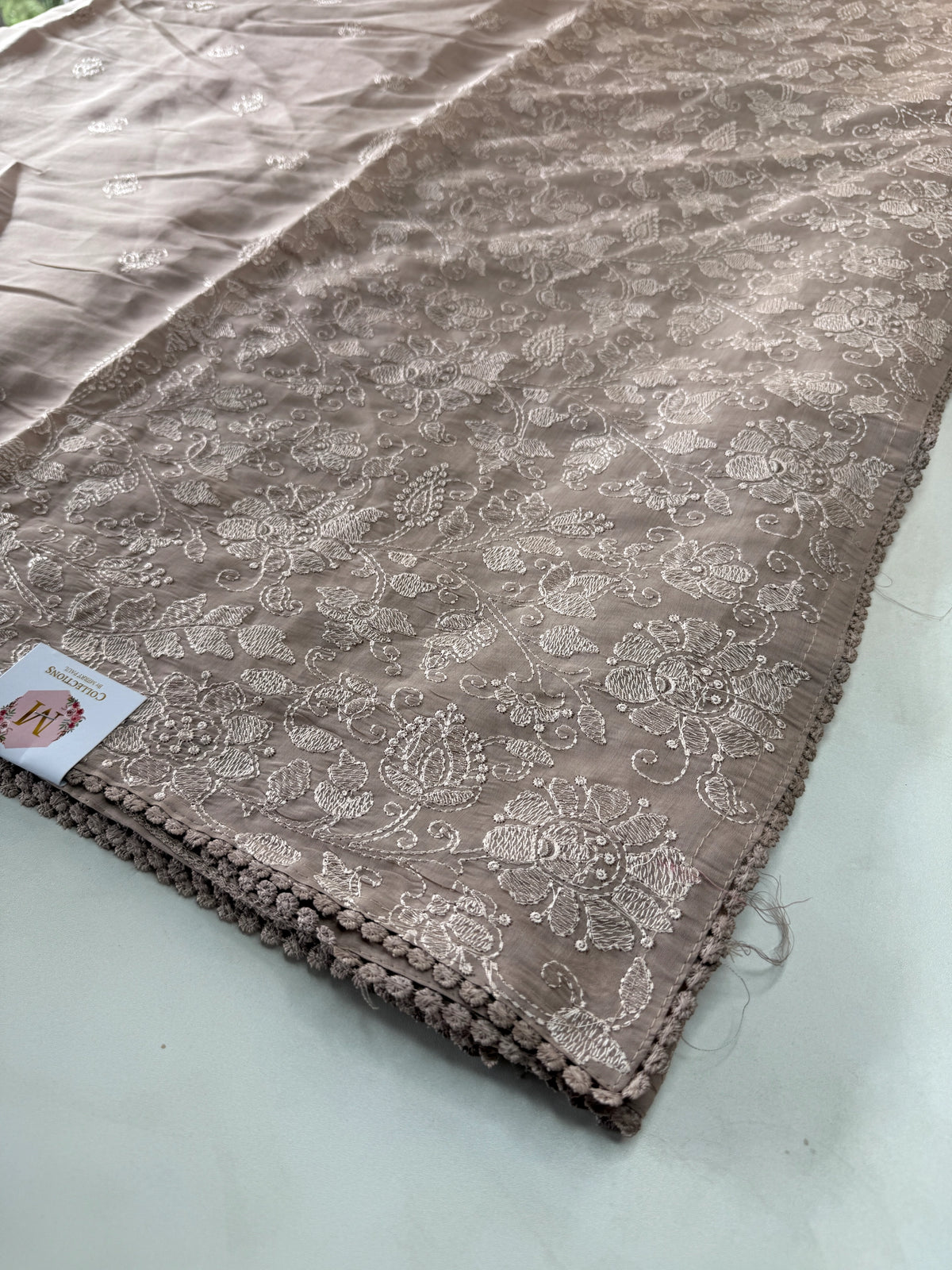 Chanderi Organza blended saree/ 5675