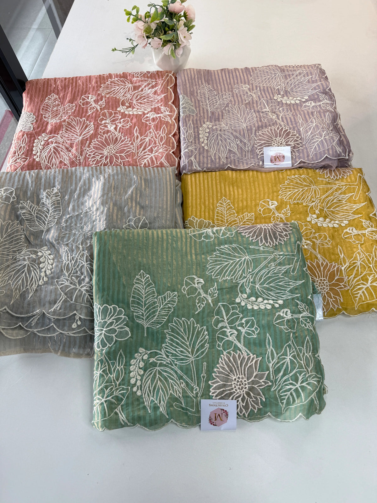 Satin Organza Saree/ 5471