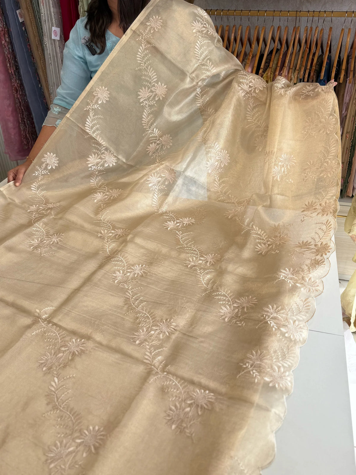 Tissue saree/ 652A